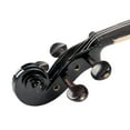 thumbnail image 6 of Glarry 4/4 Full Size Solid Wood Violin with Case, Shoulder Rest, Electronic Tuner, Extra Strings, Bow, Connecting Wire and More Accessories, Black, 6 of 7
