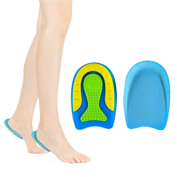 Heel Spur Inserts, Gel Cushions Orthopedic Heel Pads for Pain Relief, Soft Gel Insoles for Heel Spurs and Arch Support, Foot Care for Women and Men (1 Pair)