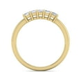 thumbnail image 3 of SuperJeweler 1/2 Carat Princess Shape Diamond Wedding Band In 14 Karat Yellow Gold, 3 of 6