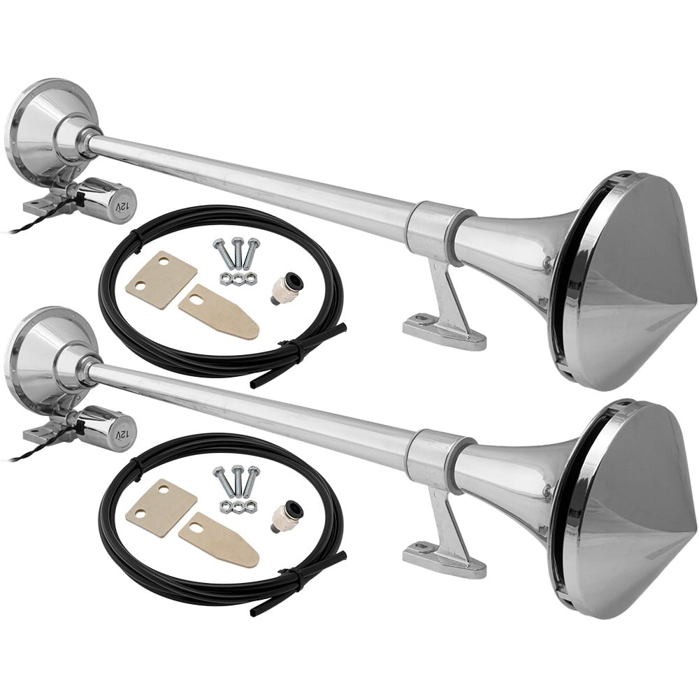 Vixen Horns Train Horn for Boat/Truck/Car. Air Horn Waterproof Chrome