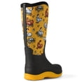 thumbnail image 2 of SMILIN Women's Waterproof Neoprene Muck Rain Boots, V-Topline Tall Rubber Garden Boots, Yellow Chicken, Size 7, 2 of 9