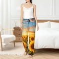 thumbnail image 2 of Fotbe Beautiful Golden Sunflower Field Women's Pajama Pants,Sleepwear Pants,Pj Bottoms Drawstring And Pockets-Large, 2 of 7