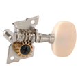 thumbnail image 1 of Golden Gate F-2219 Acoustic Guitar Tuners - 6 Individual (3+3) - Chrome, 1 of 3