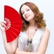 thumbnail image 5 of Abanico de purpurina de 33 cm con bolsa, divertido abanico de Kung Fu, abanico plegable con succión magnética, abanico antiguo para danza infantil, abanico Hanfu, abanico plegable para estudiantes, ab, 5 of 5