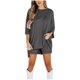 thumbnail image 2 of ICHUANYI Liquidación Camisetas de Manga Corta con Cuello Redondo de Verano para Mujer Pantalones Cortos Ropa cómoda para el hogar Conjuntos de Traje de Dos Piezas ICHUANYI WER202308254691, 2 of 7