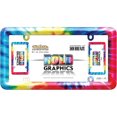 thumbnail image 3 of Cruiser Accessories Bold Graphics Tie Dye License Plate Frame, 3 of 3