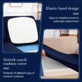 thumbnail image 4 of FLASHLUMI Stretch Outdoor Patio Sofa Cushion Covers, Elastic Full Wrapped Seat Cushion Slipcovers, Machine Washable Anti-Pilling Furniture Protector Covers, Navy Blue, 14 Pack, 4 of 6