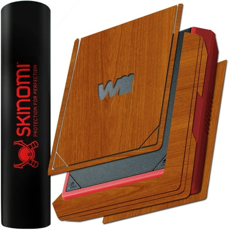 Wwii Wood - Skinomi Light Wood Full Body Skin Cover for Nintendo Wii Mini