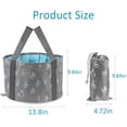 thumbnail image 3 of Cubo plegable para remojar los pies, bañera portátil de viaje para pies, Spa plegable para pies, lavabo para remojar, contenedor de agua para acampar y Picnic, 3 of 7