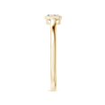thumbnail image 3 of ANGARA Natural Emerald-Cut Diamond Solitaire Ring in 14K Yellow Gold for Women (Size-4x3mm| Color-I-J| Clarity-I1-I2) | April Birthstone, Anniversary, Jewelry Gift for Women | Natural Diamond Ring, 3 of 8