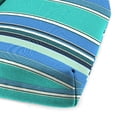 thumbnail image 3 of Jordan Manufacturing Sunbrella 72" x 22" Dolce Oasis Multicolor Stripe Rectangular Outdoor Chaise Lounge Cushion with Ties and Hanger Loop, 3 of 9