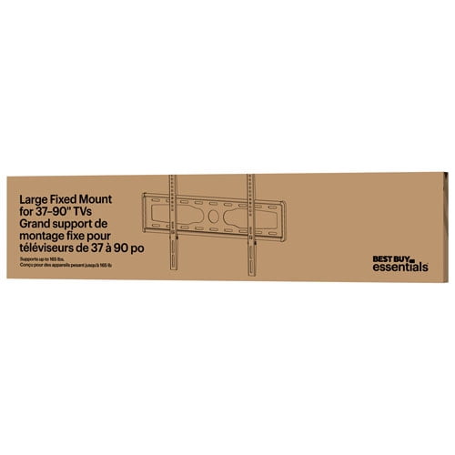 Best Buy Essentials Full Motion TV Wall Mount for 47"–84" TVs, Swivel, Tilt, Extendable, Black (BE-MLFM-C)