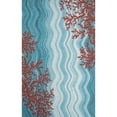 thumbnail image 2 of Liora Manne Visions IV Coral Reef Indoor Outdoor Area Rug Water, 2 of 5