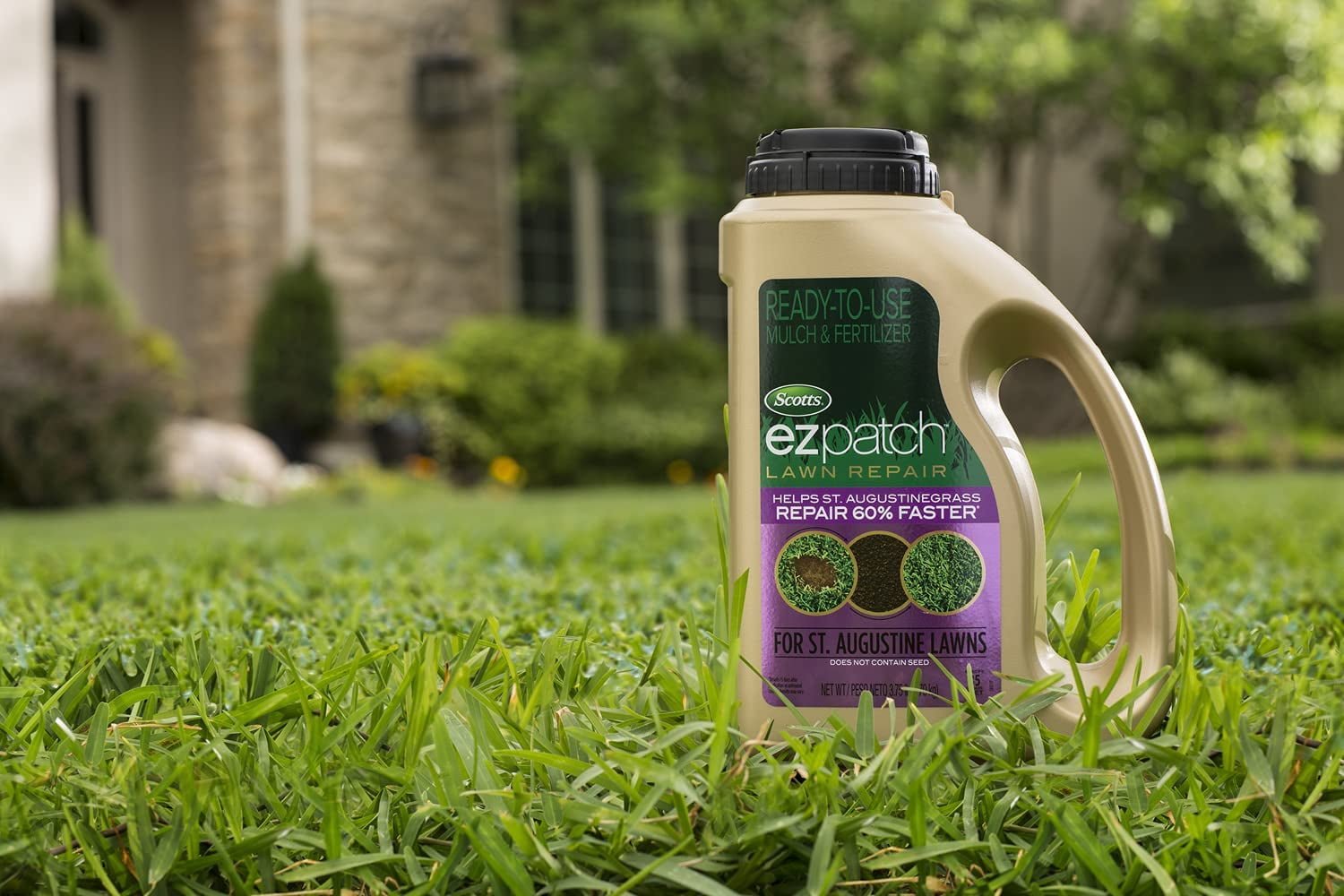 Scotts EZ Seed Sun & Shade Patch for St. Augustine Grass, 6 Pack - Helps Repair, Ready to Use