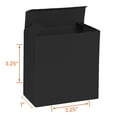 thumbnail image 3 of UCANPACK Black Cardboard Product Boxes 3 x 3 x 4 - 500 Pack small gift boxes bulk Black, 3x3x4 Shipping Boxes - Custom Made in USA, 3 of 7
