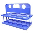 thumbnail image 1 of Portabotellas de fútbol, ​​soporte para botellas de agua deportivo, soporte plegable para bebidas, soporte para bebidas para el hogar, fitness, hockey Azul, 1 of 8