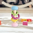 thumbnail image 2 of Rvkxad Wooden Rattle Four-Piece Set, Orff Musical Instrument Hand Grip Shaker for Infants, Early Childhood Sensory Development Toy, 2 of 6