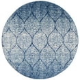 thumbnail image 3 of SAFAVIEH Madison Leighton Geometric Area Rug, Navy/Blue, 6'7" x 6'7" Round, 3 of 10