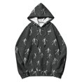 thumbnail image 5 of Hoodies Women Halloween Graphic Letter Print Sweatshirt Cozy Long Sleeve Pullover Tops for Fall Holiday Season, 5 of 6