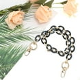 thumbnail image 4 of Unique Bargains 1 Pc Durable Handbag Strap for Travelling Black White Acrylic Metal, 4 of 5
