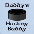 thumbnail image 2 of CafePress - Daddys Hockey Buddy Body Suit - Baby Light Bodysuit, Size Newborn - 24 Months, 2 of 4
