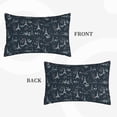 thumbnail image 2 of Lsque Romantic Eiffel Tower Pattern Pillow Case – Soft & Cozy Throw Pillow Cover, Hypoallergenic Cushion Case for Sleeping Women with Envelope Closure-20"x30", 2 of 6
