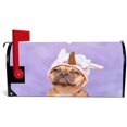 thumbnail image 2 of Coolnut Magnetic Mailbox Cover, French Bulldog Dog Wearing Unicorn Hat Costume Post Mail Box Cover Mail Wraps Cover, Standard Size 20.7" L x 18" W, 2 of 5