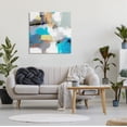 thumbnail image 2 of Stupell Industries Abstract Paint Strokes Vivid Blue Detail Scribbles Painting Gallery Wrapped Canvas Print Wall Art, Design by Lisa Ridgers, 2 of 7