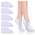 thumbnail image 1 of Minnieouse 5 pares de calcetines hidratantes para el cuidado de los pies, medias de algodón y LICRA, protectores transpirables para la piel del pie, Cuidado de los pies Minnieouse BFH000897-00, 1 of 6