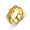 Golden, variant on Simple Trendy Men's Chain Titanium Steel Ring