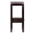 thumbnail image 4 of Winsome Linea Transitional Solid Wood End Table with Chrome Accents in Espresso, 4 of 7