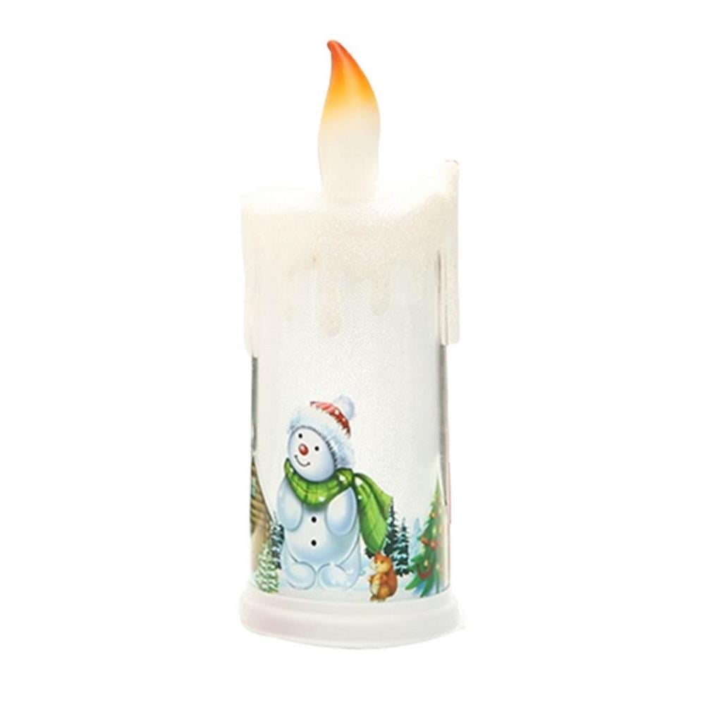 Flameless Christmas CandlesFlickering Flameless Candles for ChristmasBattery Operated LED