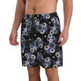 thumbnail image 2 of Kdxio Sunflowers Pattern Mens Casual Shorts - Drawstring Summer Beach Sports Shorts for Men, 2 of 9