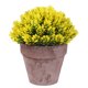 thumbnail image 1 of Maceta falsa Decoración de mesa de flores Flor artificial de plástico Bonsai Simulación de sala de estar Flor en maceta, Amarillo Inevent HA8892-02B, 1 of 6