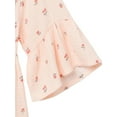 thumbnail image 5 of Baby Girls Light Pink Daisies Gauze Dress, 5 of 7