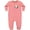Mauve, variant on Inktastic Kiniart Doodle Love Baby Fleece Romper