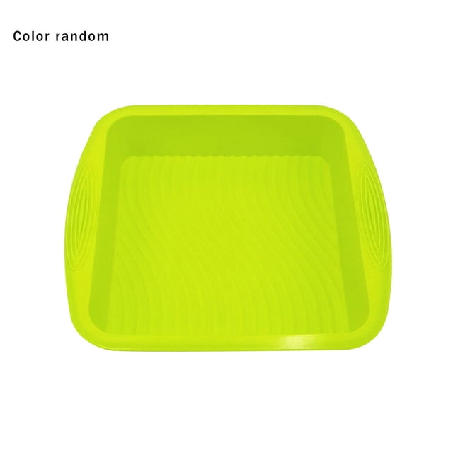 Monstrate Molde de pastel de cocina de , molde de pan cuadrado de silicona, bandeja para hornear de colores antiadherente, herramienta para Herramientas y accesorios para hornear