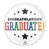28 inch Celebrate The Grad Foil Mylar Balloon - Party Supplies Decorations