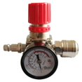 thumbnail image 1 of Régulateur de Pression de Compresseur d'Air 1/4 "Détendeur Pneumatique, Soupape de Régulation de Pression avec Raccord 180psi 12bar (Valve à Trois Voies), 1 of 3