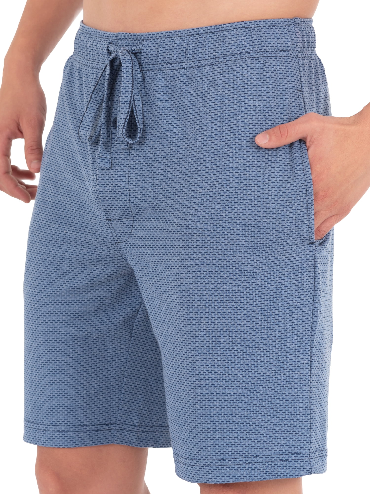 Fruit of the Loom Men's and Big Men’s Breathable Mesh 2-Pack Knit Sleep Pajama Short, S-2XL