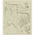 thumbnail image 2 of Arrowsmith 20x23 Gold Ornate Wood Framed with Double Matting Museum Art Print Titled - Texas - Arrowsmith 1841, 2 of 4