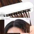 BONINGGG 3D Grid Hair Crimper Ceramic Hair Corrugated Curler Flat Corn