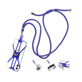thumbnail image 2 of Universal Phone Lanyard Holder and Ring Grip, Silicone Cell Phone Lanyard Neck Strap and Phone Ring Holder Stand Compatible with Most Smartphones - Blue, 2 of 2
