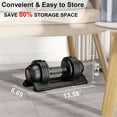 thumbnail image 7 of Adjustable Dumbbell,22lb/44lb/52lb Single Dumbbell Set with Tray for Workout Strength Training Fitness, 7 of 7