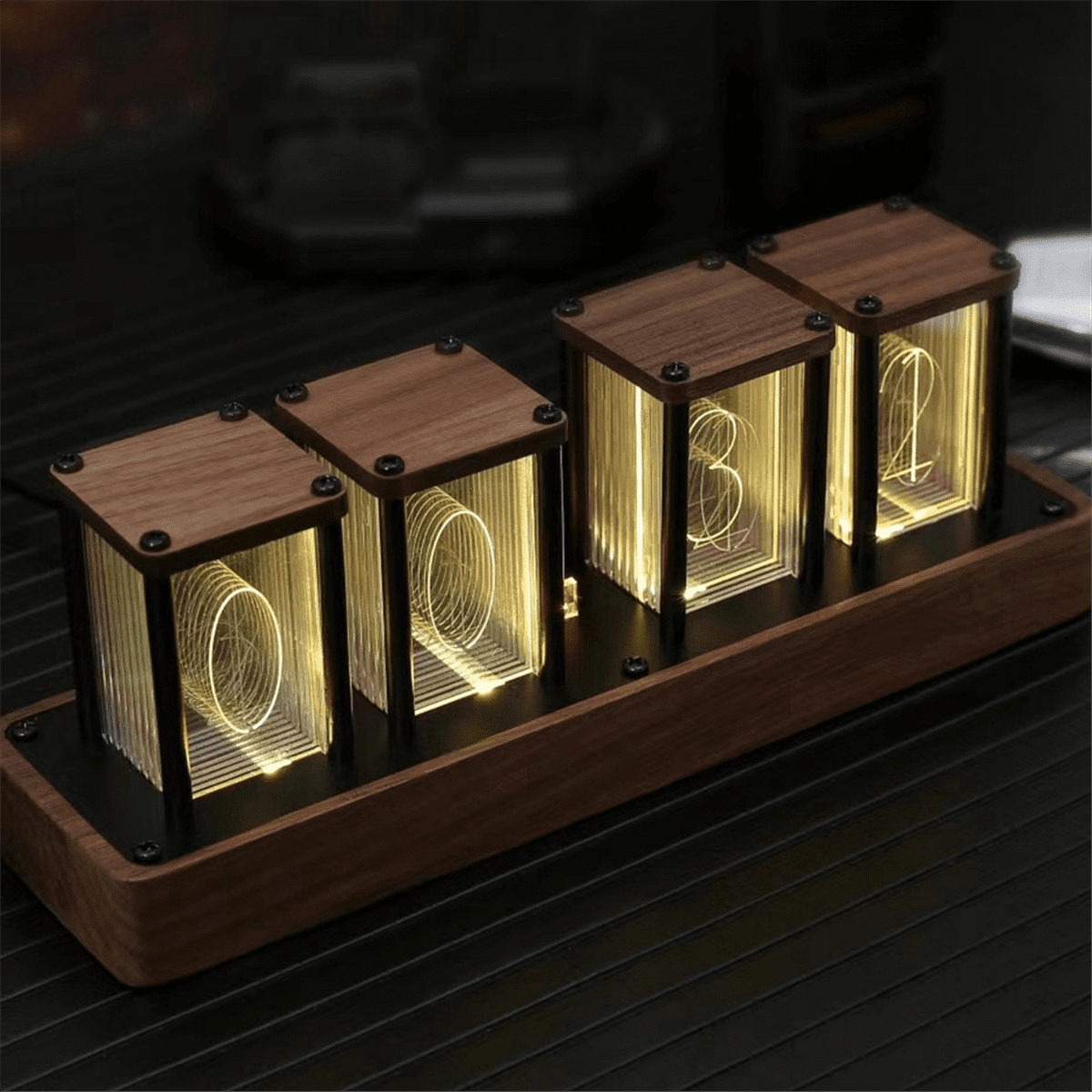 Nixie Tube Clock Digital, 12/24H Display, Wifi Time Calibration and Alarm