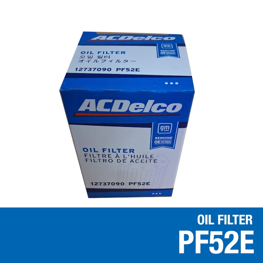 ACDelco Original Equipment PF52E Professional Engine Oil Filter 4.4" Height 3.3" Width 3.3" Length 8.8 Ounces