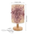 thumbnail image 2 of Table Lamp Usb Powered Bedside Light 3d Cloth Lampshade Creative Desk Light, 2 of 8