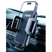TOPGO Car Phone Holder for Air Vent - 2023 Improved Stability - Updated Clip/Does Not Block Airflow - Car Phone Stand - Easy Installation - One Hand Operation - Compatible with Phone Cases - 360 Degre