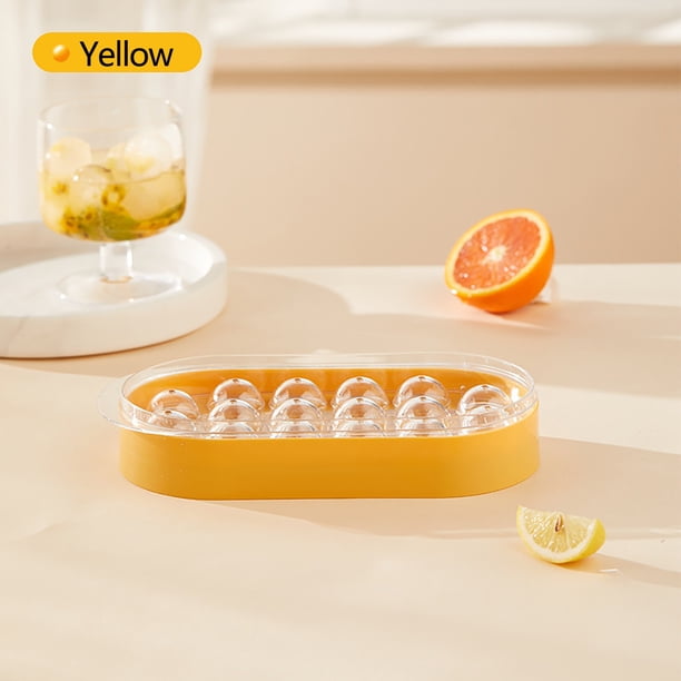 Máquina para Hacer Helados onlyliua 2023 Caja de Hielo Refrigerante Pequeño Molde para Helado de Fácil Liberación con Tapa