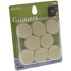 1" Round Strong and Thick Grippers, 16 Pieces, Tan